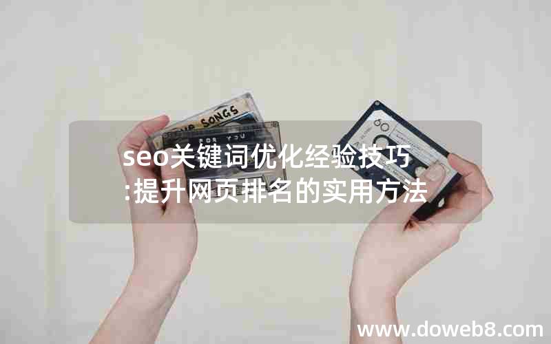 seo关键词优化经验技巧:提升网页排名的实用方法