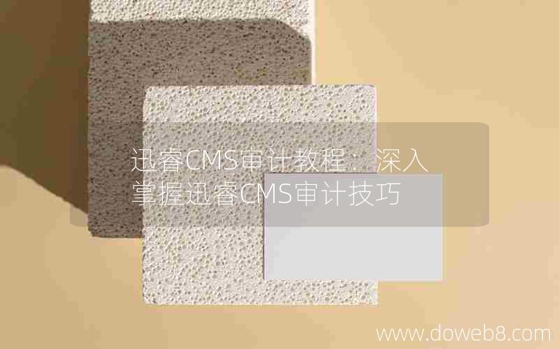 迅睿CMS审计教程：深入掌握迅睿CMS审计技巧