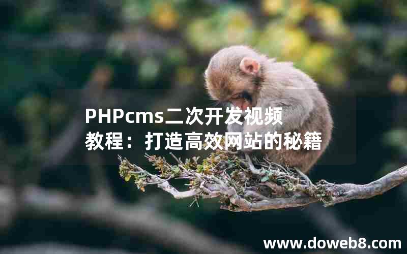 PHPcms二次开发视频教程：打造高效网站的秘籍