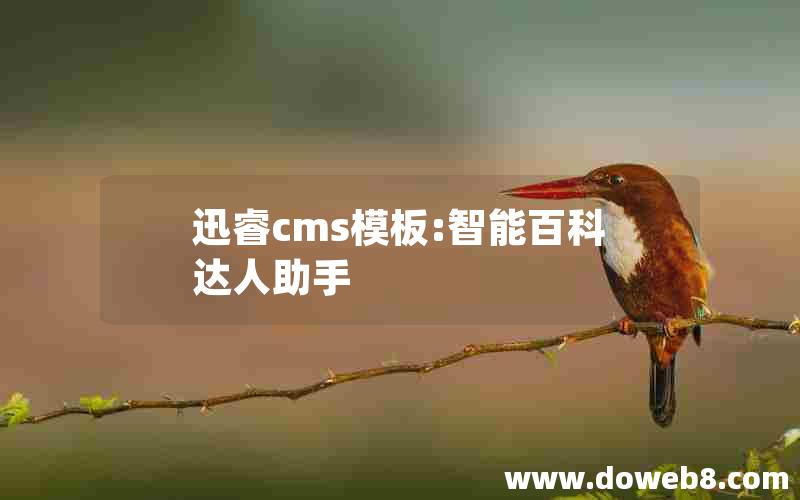 迅睿cms模板:智能百科达人助手