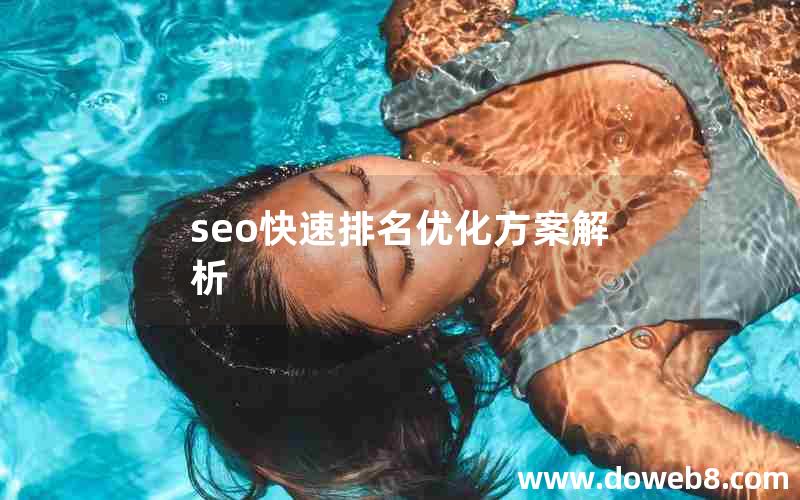 seo快速排名优化方案解析