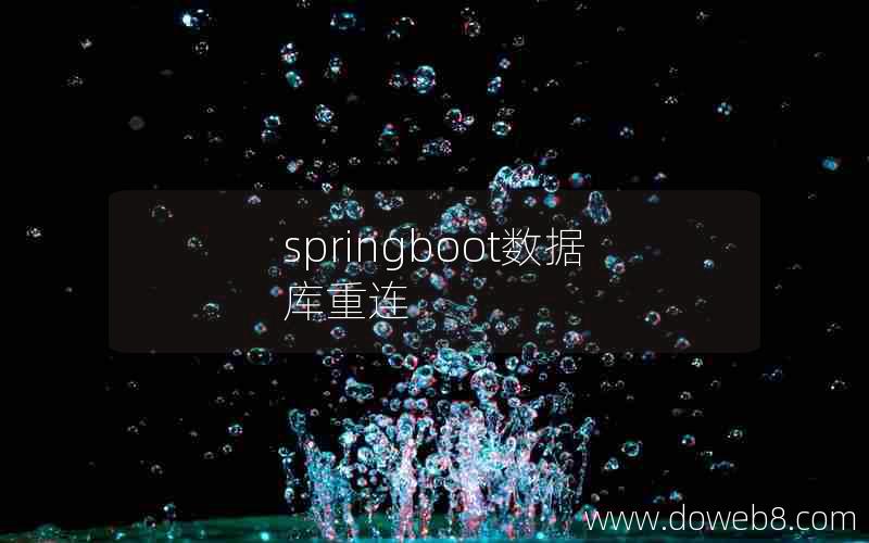 springboot数据库重连