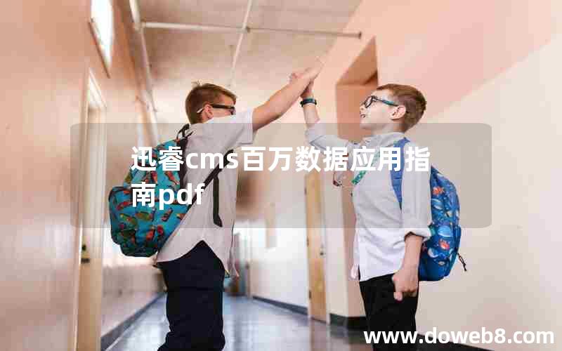 迅睿cms百万数据应用指南pdf