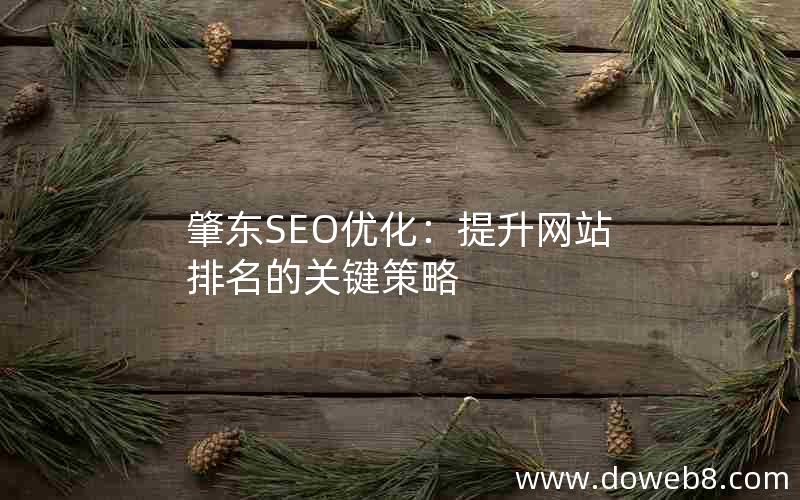 肇东SEO优化：提升网站排名的关键策略