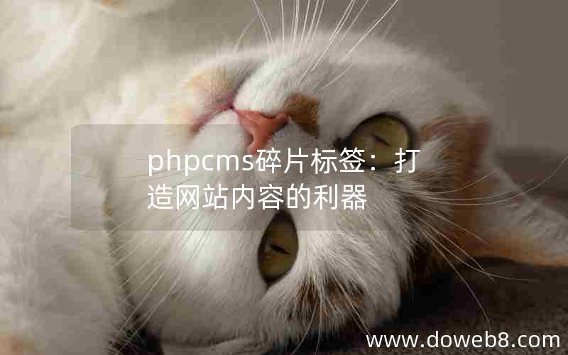 phpcms碎片标签：打造网站内容的利器