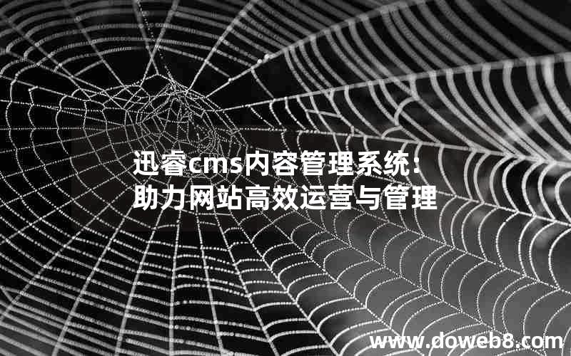 迅睿cms内容管理系统:助力网站高效运营与管理