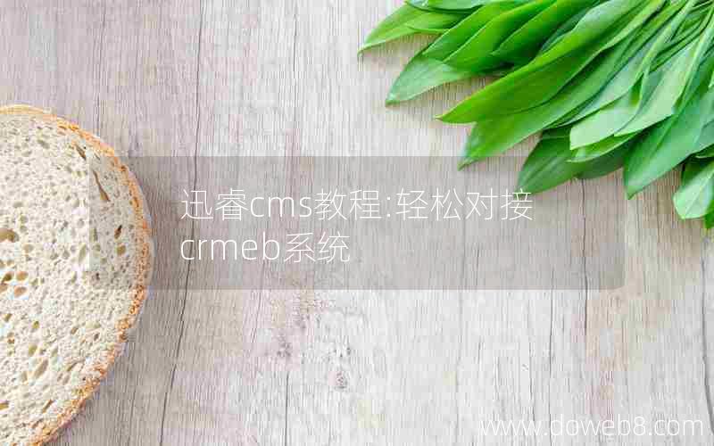 迅睿cms教程:轻松对接crmeb系统