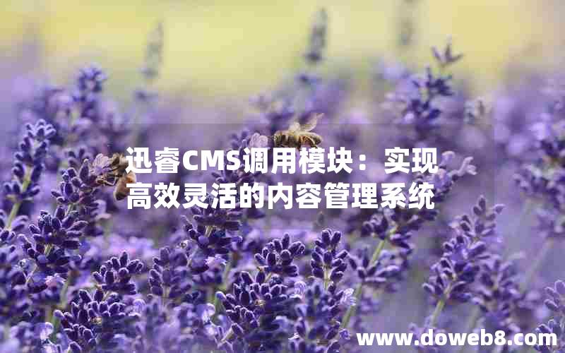 迅睿CMS调用模块：实现高效灵活的内容管理系统