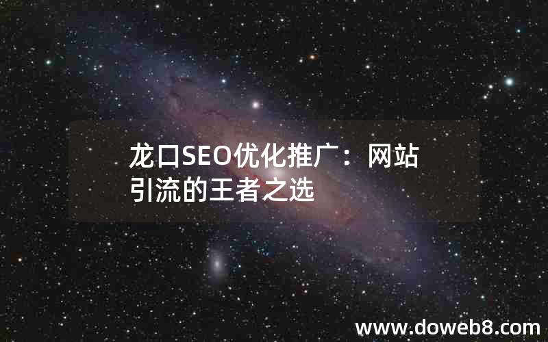 龙口SEO优化推广：网站引流的王者之选