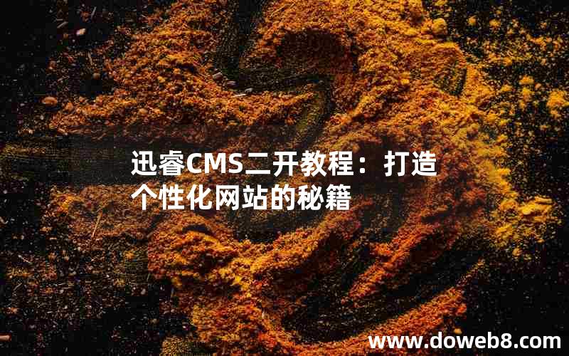 迅睿CMS二开教程：打造个性化网站的秘籍