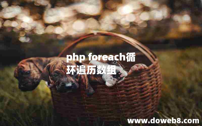 php foreach循环遍历数组