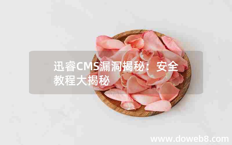 迅睿CMS漏洞揭秘：安全教程大揭秘