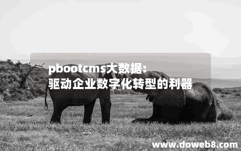 pbootcms大数据:驱动企业数字化转型的利器