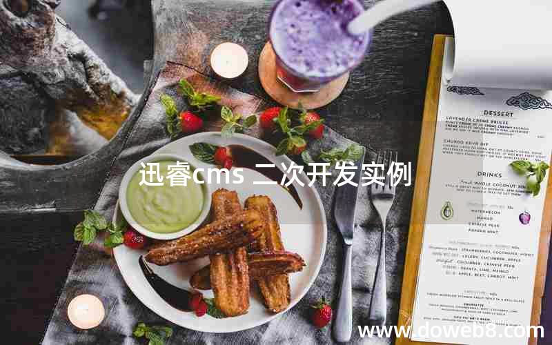 迅睿cms 二次开发实例