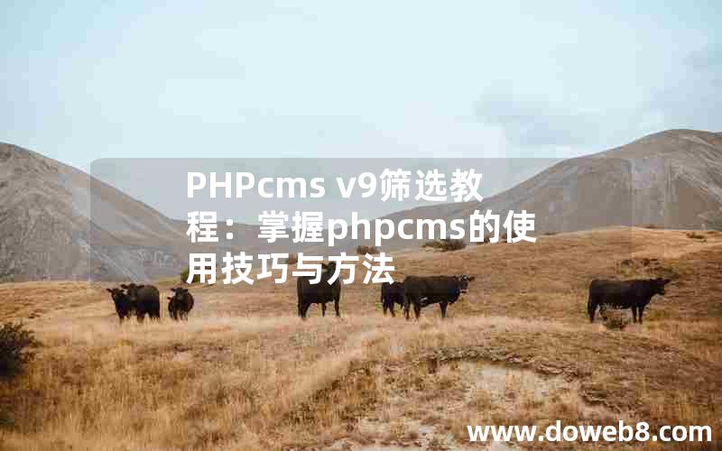 PHPcms v9筛选教程：掌握phpcms的使用技巧与方法