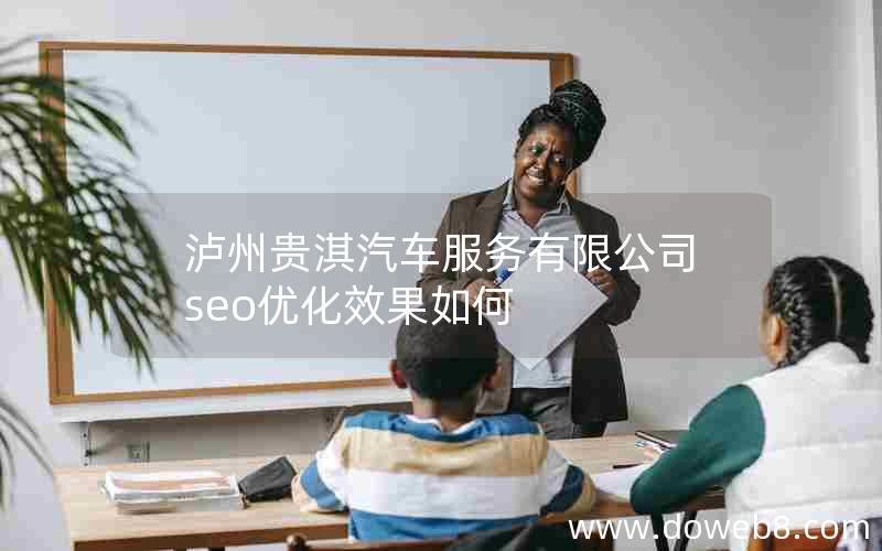 泸州贵淇汽车服务有限公司seo优化效果如何