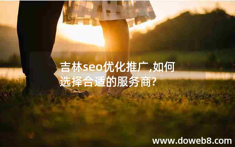 吉林seo优化推广,如何选择合适的服务商?