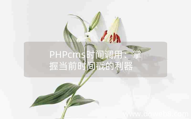 PHPcms时间调用：掌握当前时间戳的利器