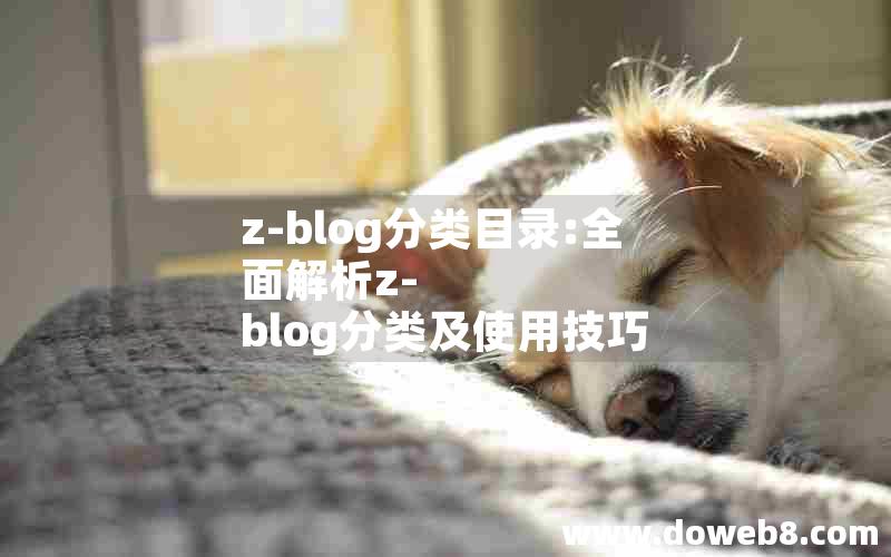 z-blog分类目录:全面解析z-blog分类及使用技巧