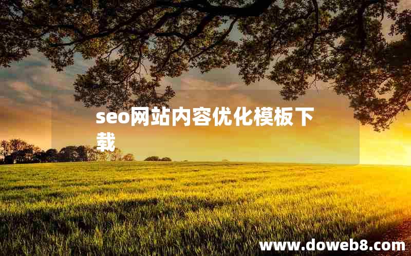 seo网站内容优化模板下载