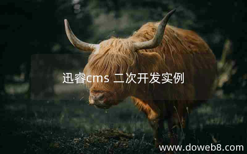 迅睿cms 二次开发实例