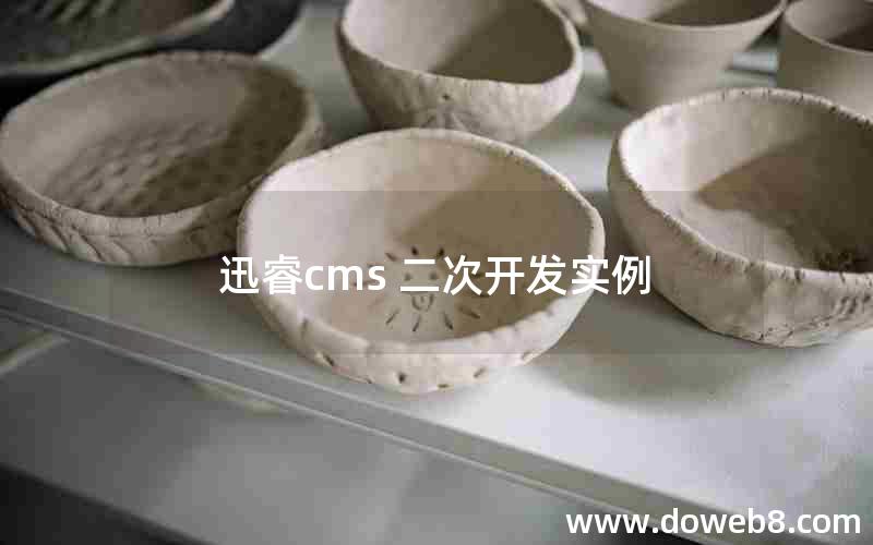 迅睿cms 二次开发实例