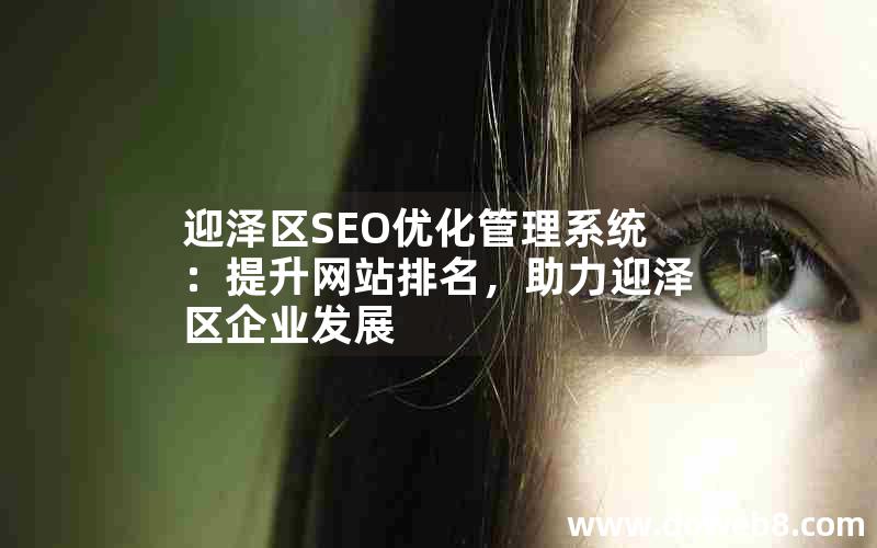 迎泽区SEO优化管理系统：提升网站排名，助力迎泽区企业发展