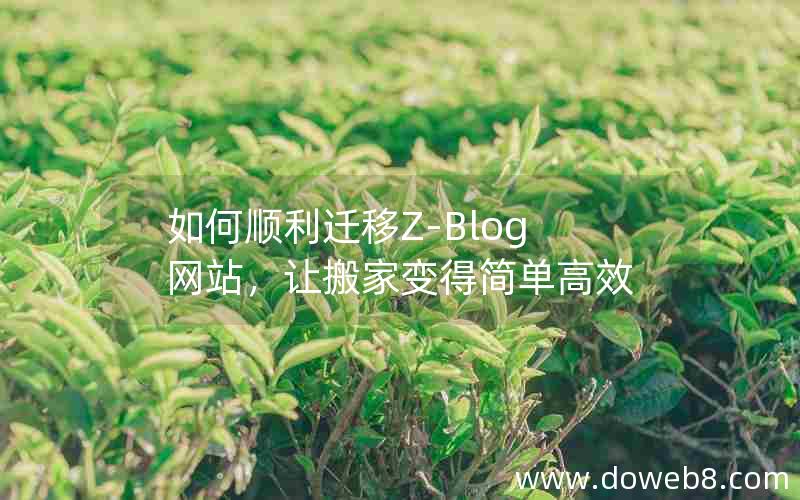 如何顺利迁移Z-Blog网站，让搬家变得简单高效