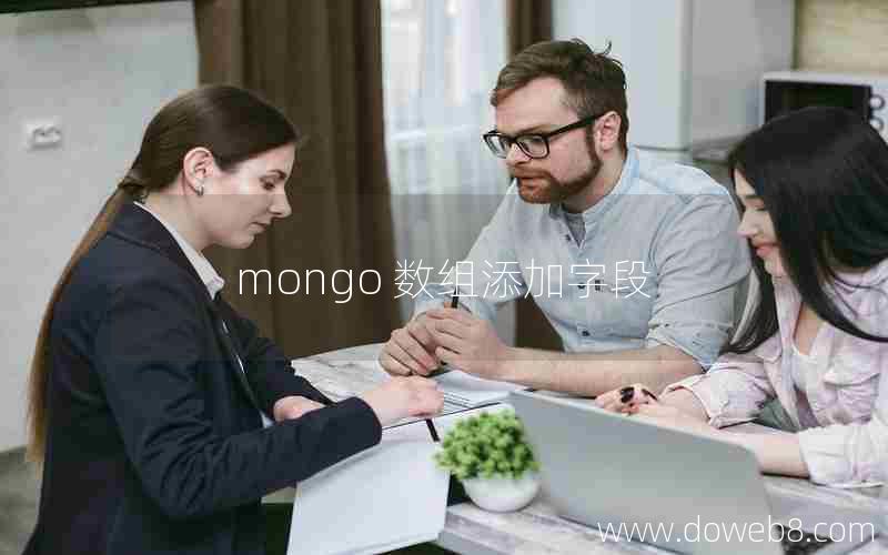 mongo 数组添加字段