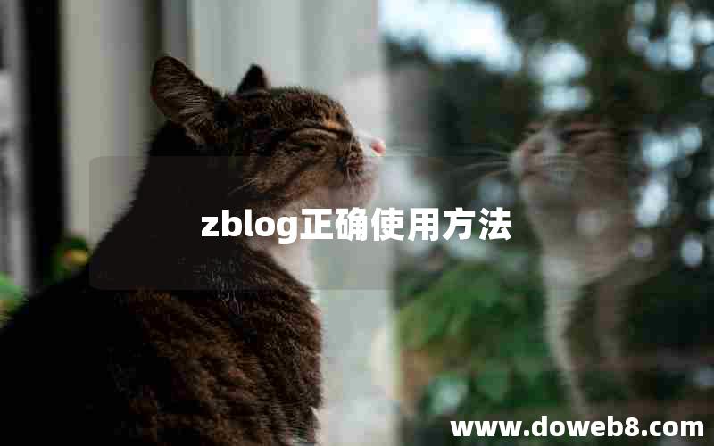 zblog正确使用方法