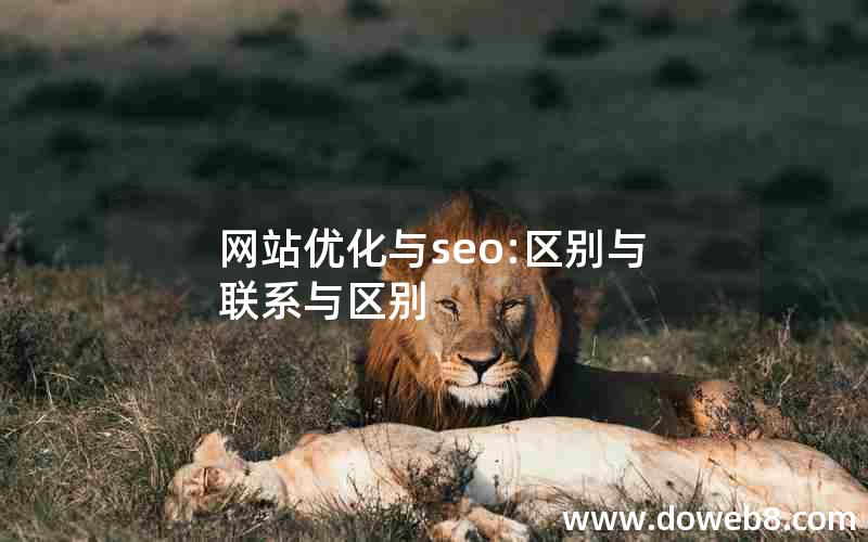 网站优化与seo:区别与联系与区别