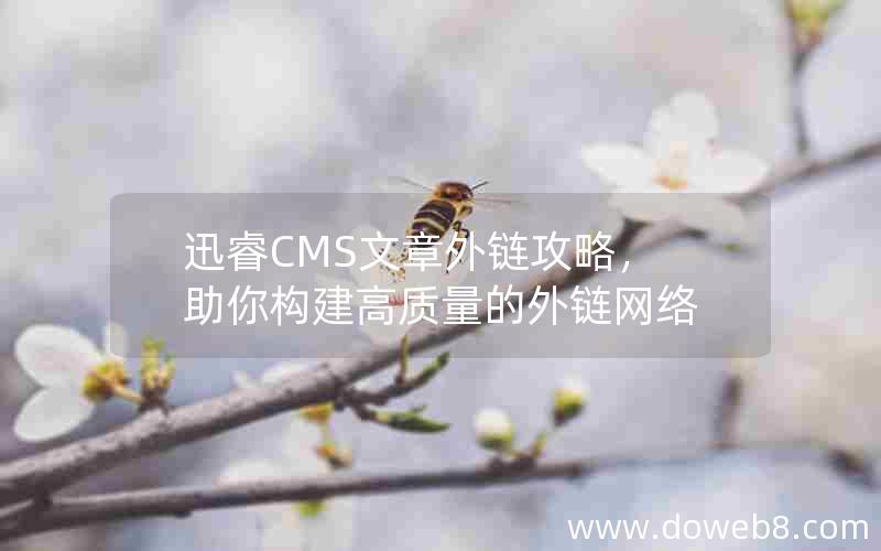 迅睿CMS文章外链攻略，助你构建高质量的外链网络