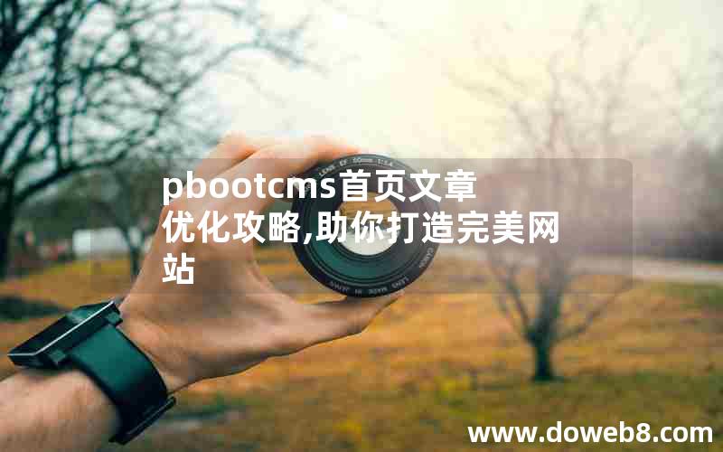 pbootcms首页文章优化攻略,助你打造完美网站