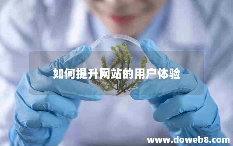 如何提升网站的用户体验