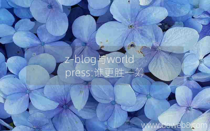 z-blog与worldpress:谁更胜一筹