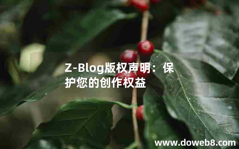 Z-Blog版权声明：保护您的创作权益