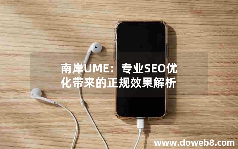 南岸UME：专业SEO优化带来的正规效果解析