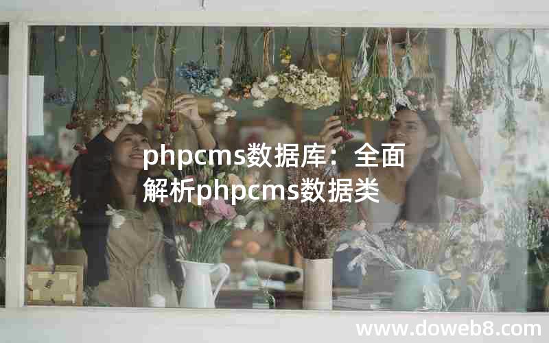 phpcms数据库：全面解析phpcms数据类