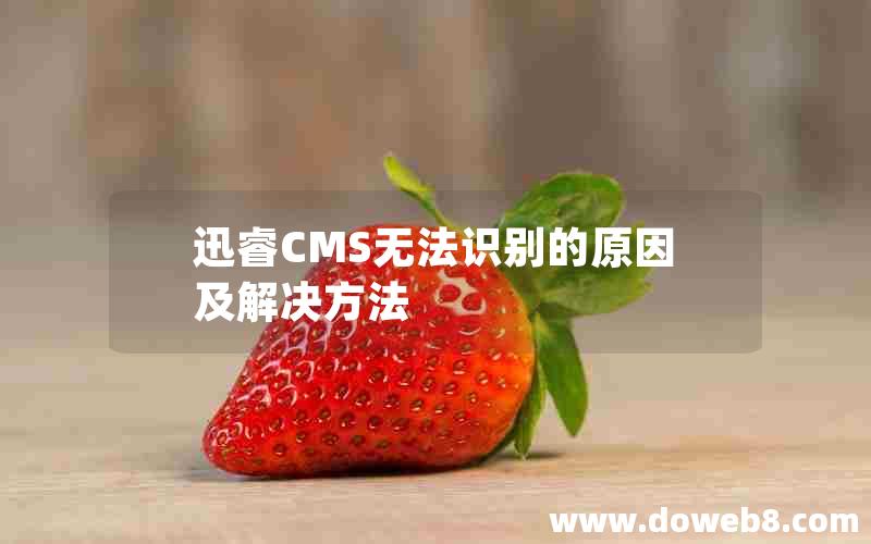 迅睿CMS无法识别的原因及解决方法