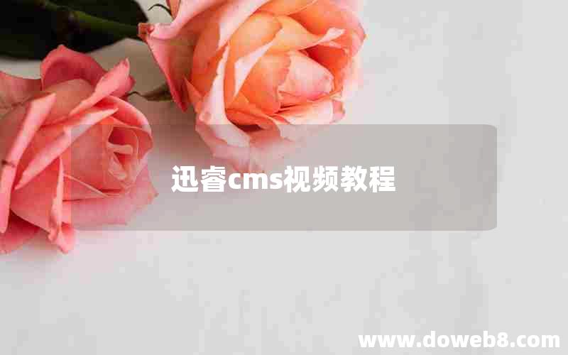 迅睿cms视频教程