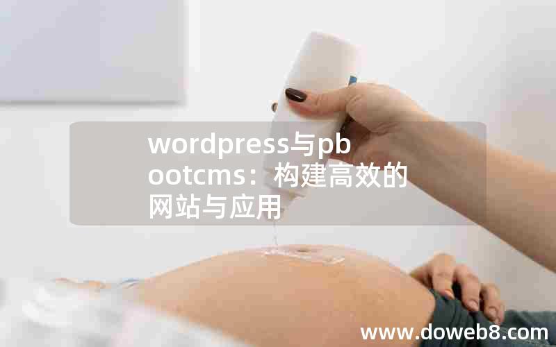 wordpress与pbootcms：构建高效的网站与应用