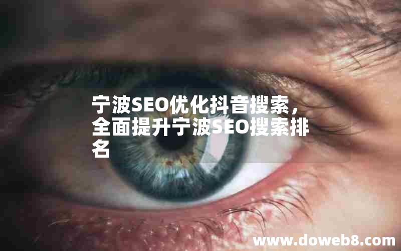 宁波SEO优化抖音搜索，全面提升宁波SEO搜索排名