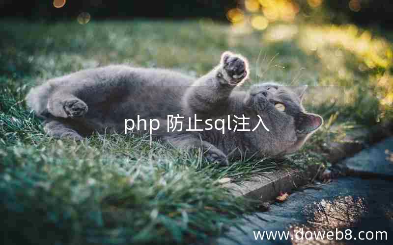 php 防止sql注入