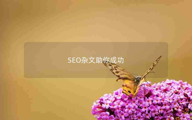 SEO杂文助你成功